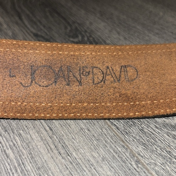 Vintage Joan & David Dark Brown Leather Belt Size L main image 6